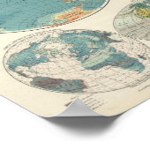 Poster Carte de l'Atlas mondial 2 (Coin)