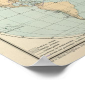 Poster Carte de l'Atlas Thatigkeit des Erdinnern (Coin)