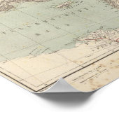 Poster Carte de l'Atlas turc (Coin)