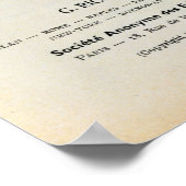 Poster Carte de lecture pour Madame Butterfly par Giacomo (Coin)