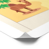 Poster Carte de l'Egypte (Coin)