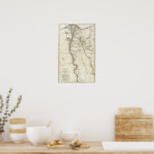 Poster Carte de l'Egypte (Cuisine)