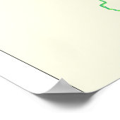 Poster Carte de l'Egypte ancienne pendant la période dyna (Coin)