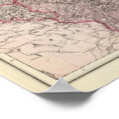 Poster Carte de l'Empire allemand (Coin)