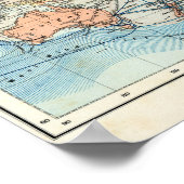 Poster Carte de l'Empire britannique (Coin)