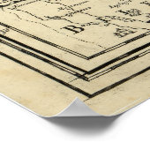 Poster Carte de l'Empire ottoman (1680) (Coin)