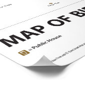 Poster Carte de l'ENQUÊTE SUR L'INÉBRIANCE (Coin)