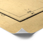 Poster Carte de l'époque de la guerre civile des États-Un (Coin)