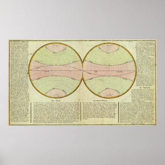 Poster Carte de l'équateur (Devant)