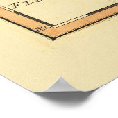 Poster Carte de l'état de Géorgie (vers 1810) (Coin)