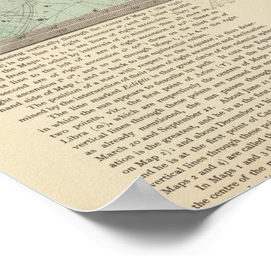 Poster Carte de l'étoile (Coin)