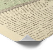 Poster Carte de l'étoile (Coin)