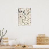 Poster Carte de l'Europe (Cuisine)