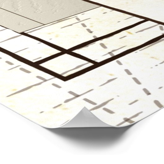 Poster Carte De L'Europe (Coin)