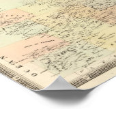 Poster Carte de l'Europe (Coin)