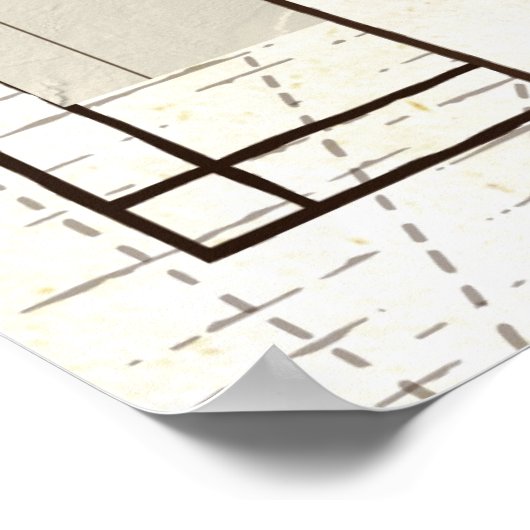 Poster Carte De L'Europe (Coin)