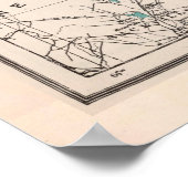 Poster Carte de l'Île-du-Prince-Édouard (1925) (Coin)