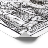 Poster Carte de l'île d'Utopia, Livre frontispece (Coin)