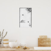 Poster Carte de Lilliput et Blefuscu (Cuisine)