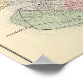 Poster Carte de l'indice Oakland (Coin)