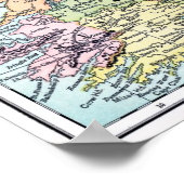 Poster - Carte de l'Irlande (Coin)