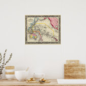 Poster Carte De L'Océanica (Cuisine)