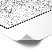 Poster Carte de Londres (Coin)