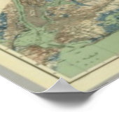 Poster Carte De Long Island (Coin)