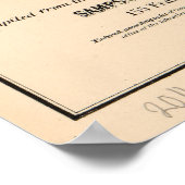 Poster Carte de Lowell, Massachusets (1881) (Coin)