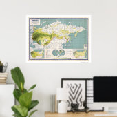 Poster Carte de l'Union soviétique 1926 (Bureau à domicile)