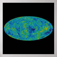 Carte de l'univers de la sonde à micro-ondes WMAP
