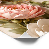 Poster Carte de luxe éditable pour invitation de mariage (Coin)