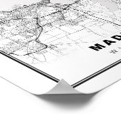 Poster Carte de Madison (Coin)