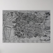 Poster Carte de Madrid (Devant)