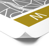 Poster Carte de Madrid (Coin)