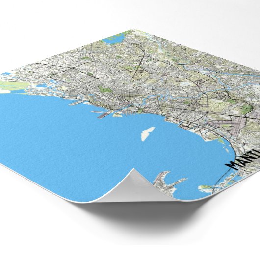 Poster Carte de Manille (Coin)