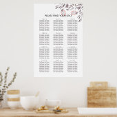 Poster Carte de Mariage de rêve d'une nuit d'été (Cuisine)