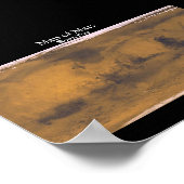 Poster Carte de Mars (Coin)