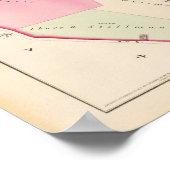 Poster Carte de Mashapaug Pond et Cranston Atlas (Coin)