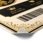 Poster Carte de membre personnalisée pour Cockapoo en cad (Coin)