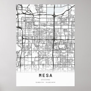 Poster Carte de Mesa