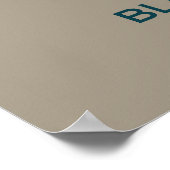 Poster Carte de migration de la Paruline noire - Minimali (Coin)