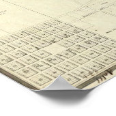 Poster Carte de Milwaukee (Coin)