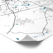 Poster Carte de Minsk (Coin)