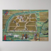 Poster Carte de Moscou (Devant)