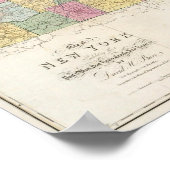 Poster Carte de New York (Coin)