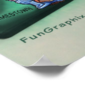 Poster Carte de New York IMPRIMER (Coin)