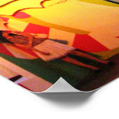 Poster Carte de Noël géante en Bangkok, Thaïlande (Coin)