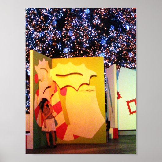 Poster Carte de Noël géante en Bangkok, Thaïlande (Devant)