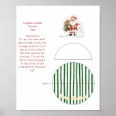 Poster carte de Noël rocker (Devant)